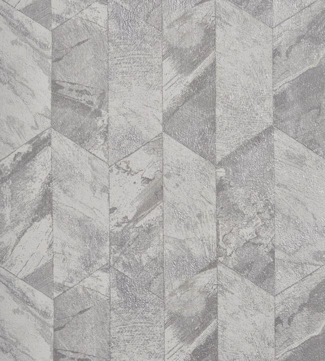 Chisel Wallpaper by Prestigious Textiles Pewter