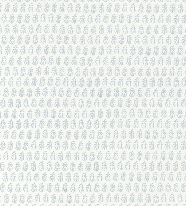 Chloe Fabric by Anna French Blue on White