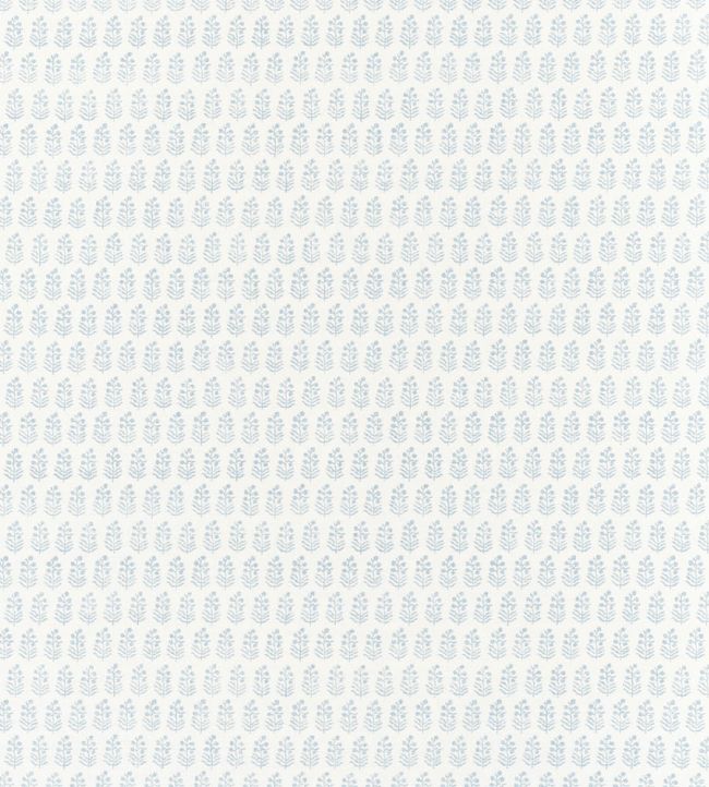 Chloe Wallpaper by Anna French Spa Blue on White