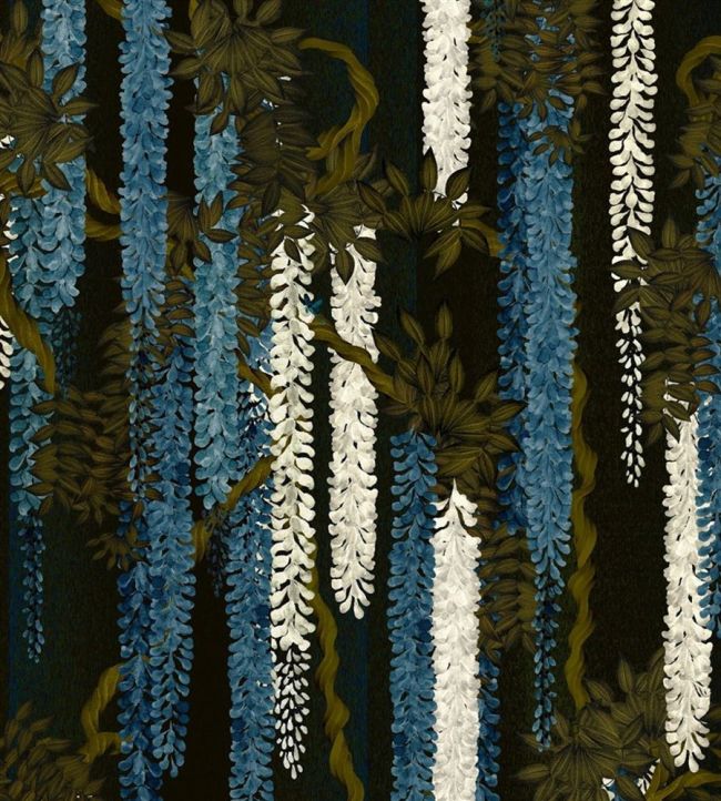 Wisteria Alba Mural by Christian Lacroix Ruisseau
