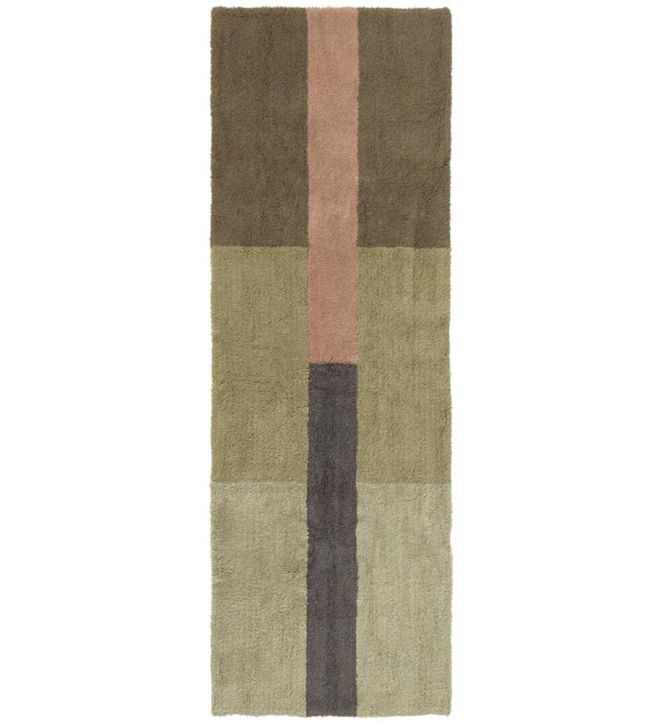 Lorena Canals Chroma Runner rug Dusty Pink WO-LINES-MOS-R Dusty Pink