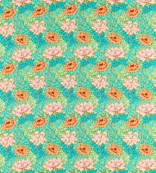 Chrysanthemum Fabric by Morris & Co Summer