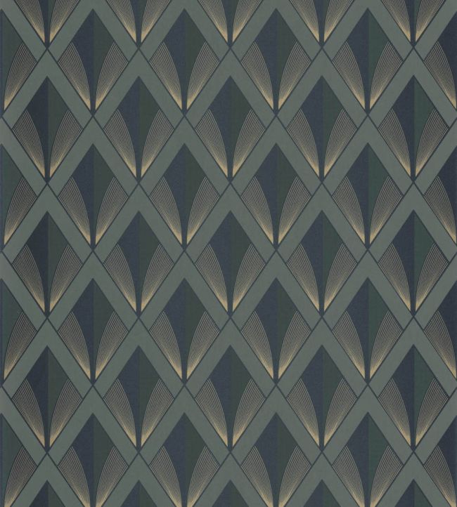 Chrysler Wallpaper by Casadeco Vert Kaki