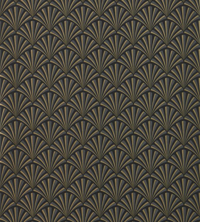 Chrysler Wallpaper by Clarke & Clarke Noir