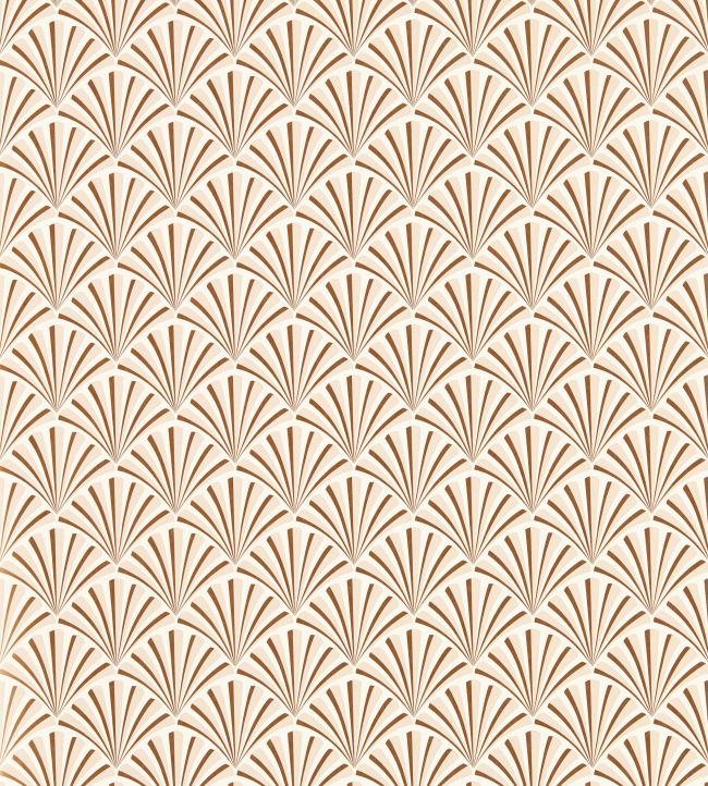 Chrysler Wallpaper by Clarke & Clarke Rose Gold