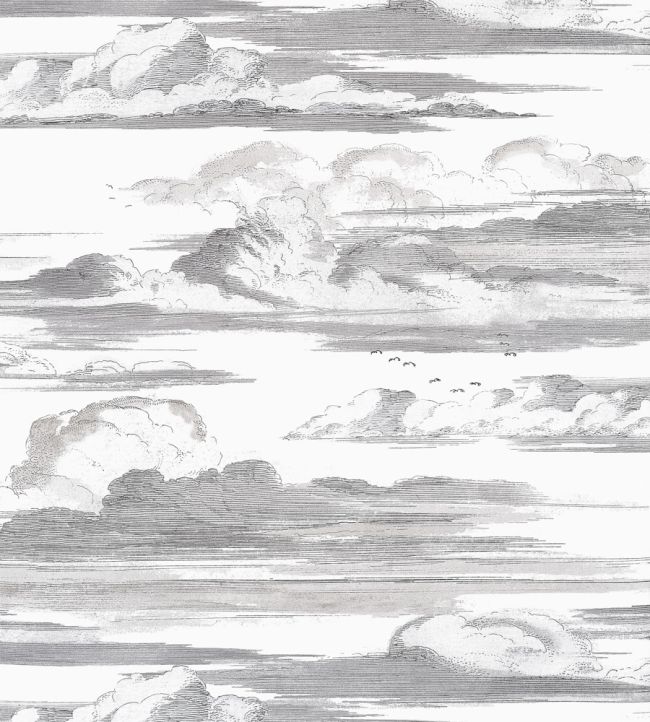 Cielo Wallpaper by Anna French Black & White