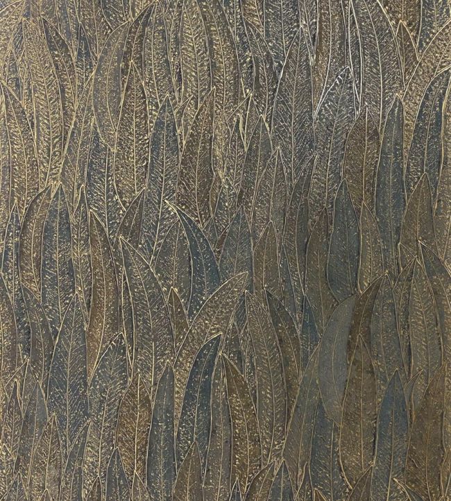Cinerea Wallpaper by Casamance Anthracite/Dore