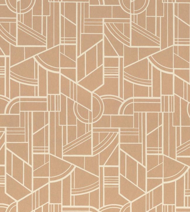 Cinetique Wallpaper by Casamance Nude