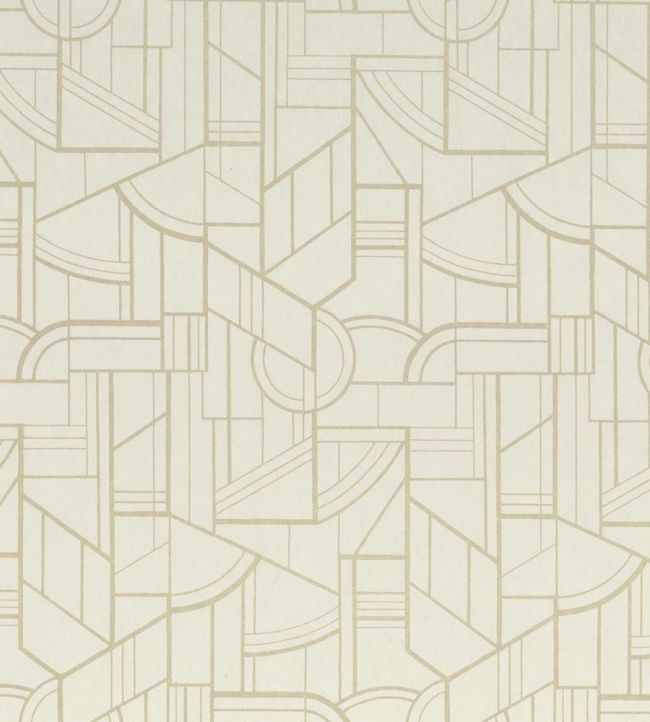 Cinetique Wallpaper by Casamance Sable/Dore