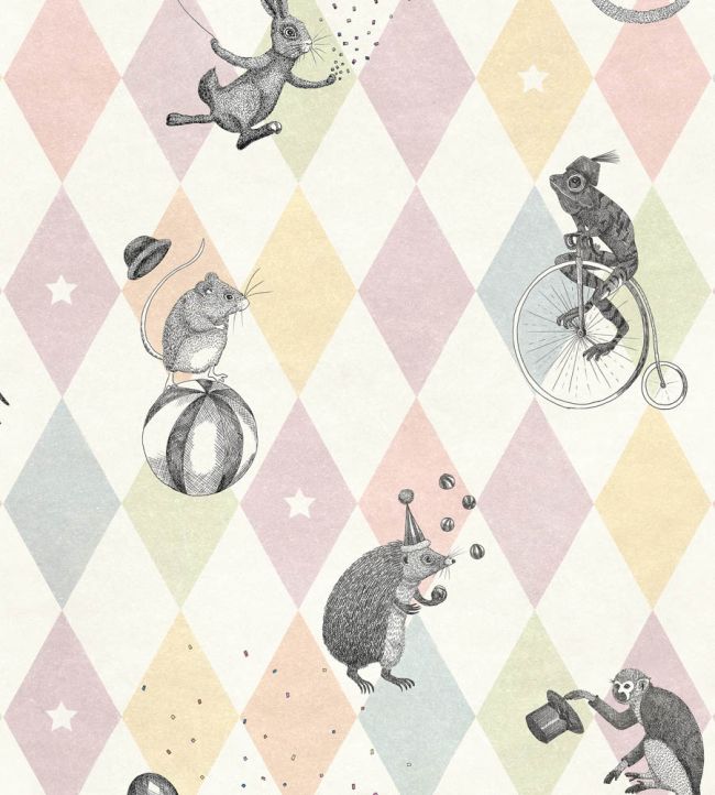 Circus Corner Wallpaper by Rebel Walls Pastel