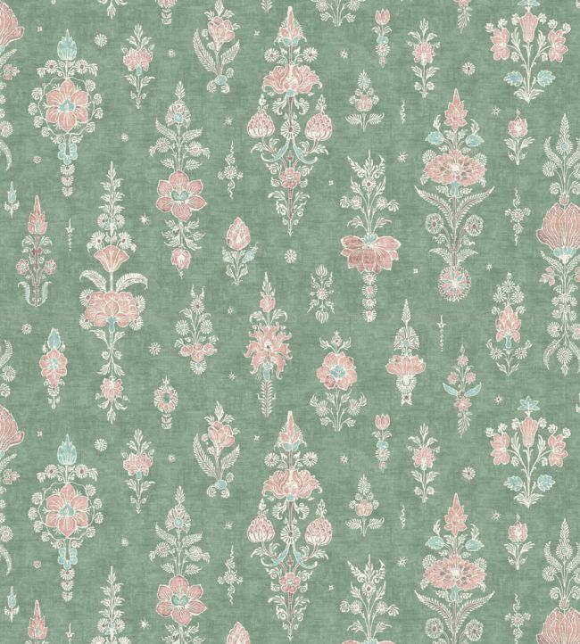 Citadel Wallpaper by Lewis & Wood Green Glaze