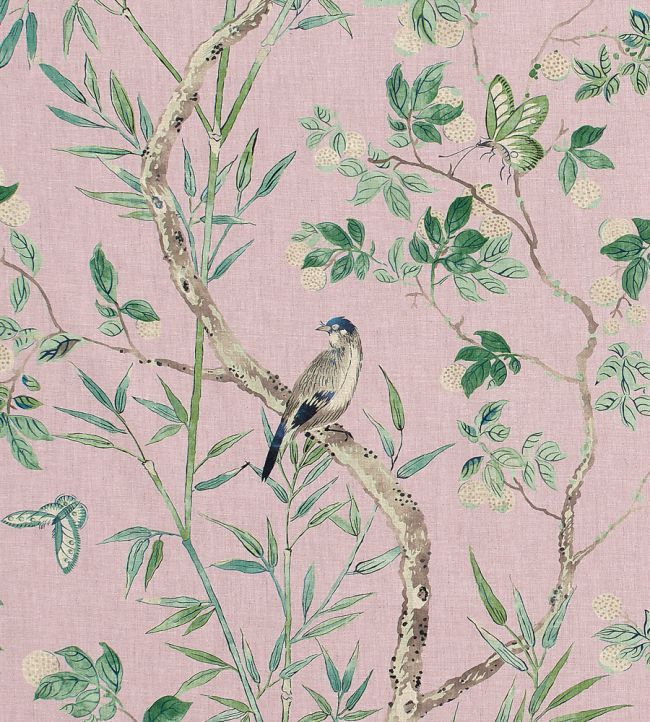 Claire Fabric by Thibaut Lavender