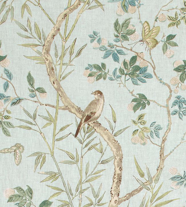 Claire Fabric by Thibaut Spa Blue