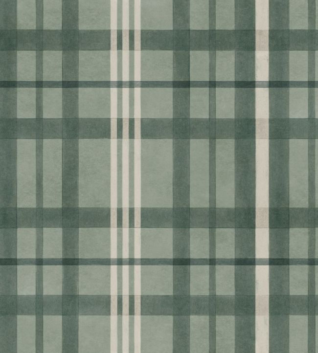 Clans Check Wallpaper by Coordonne Mint