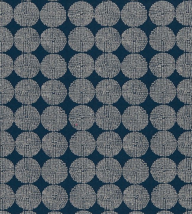 Kiko Fabric by Clarke & Clarke Indigo