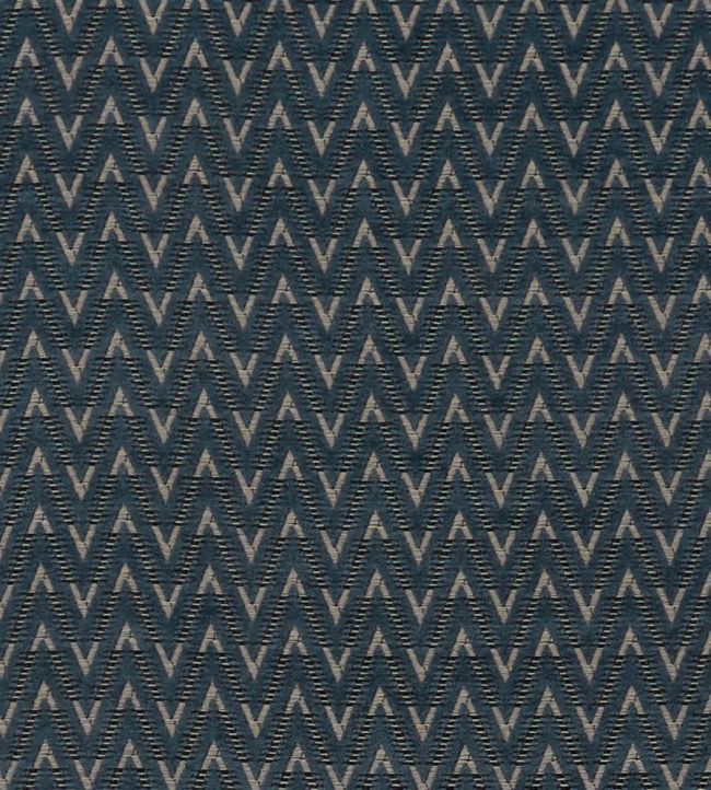 Zion Fabric by Clarke & Clarke Denim