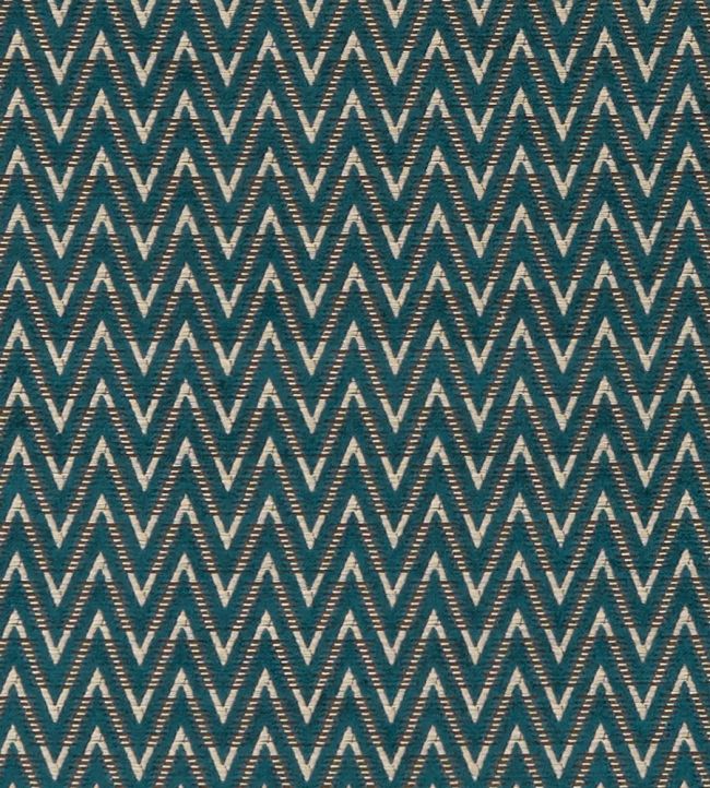 Zion Fabric by Clarke & Clarke Teal