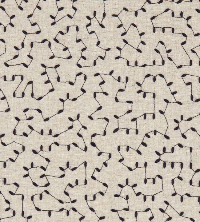 Bibury Fabric by Clarke & Clarke Midnight
