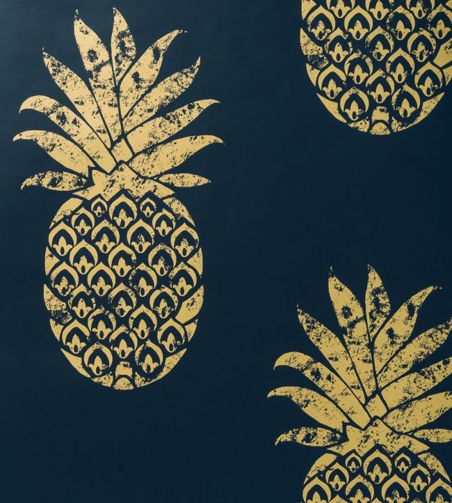 Tobago Wallpaper by Clarke & Clarke Indigo