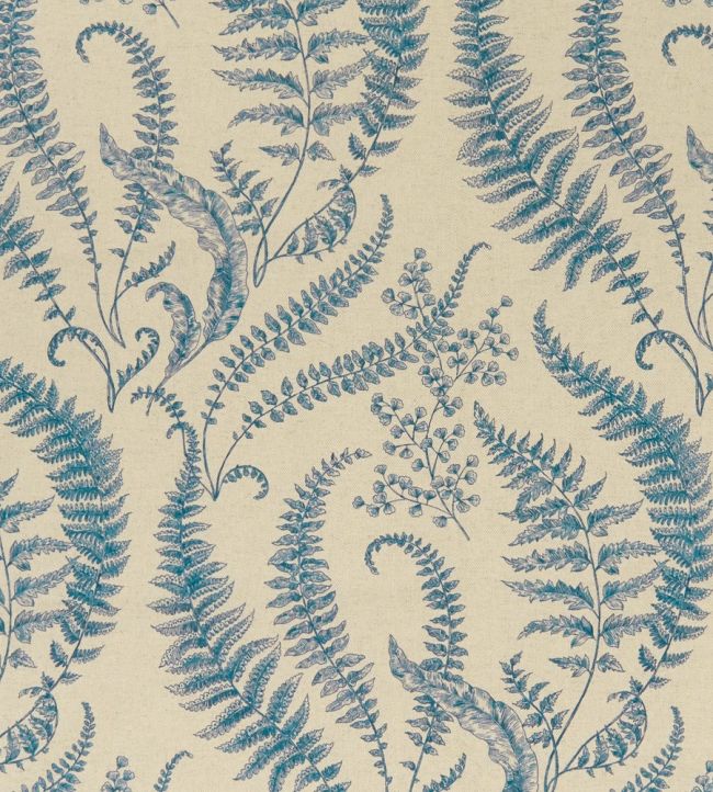 Folium Fabric by Clarke & Clarke Denim