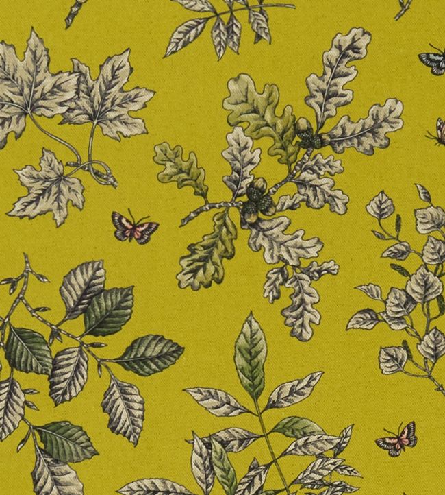 Hortus Fabric by Clarke & Clarke Chartreuse