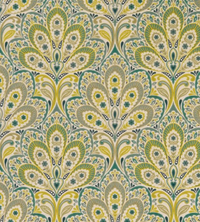 Persia Fabric by Clarke & Clarke Mineral