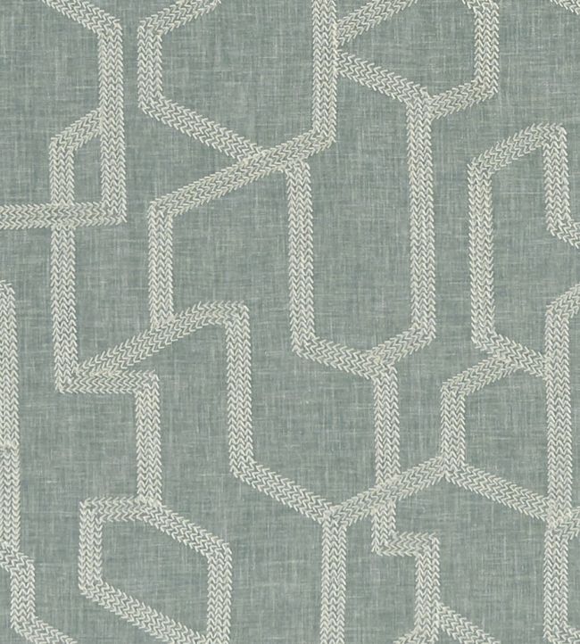 Labyrinth Fabric by Clarke & Clarke Mineral