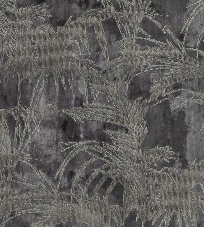Tropicale Fabric by Clarke & Clarke Charcoal