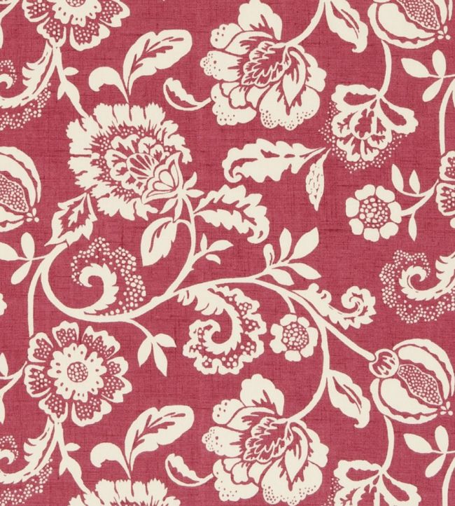 Eliza Fabric by Studio G in Raspberry | Jane Clayton