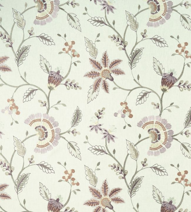 Delamere Fabric by Clarke & Clarke Heather