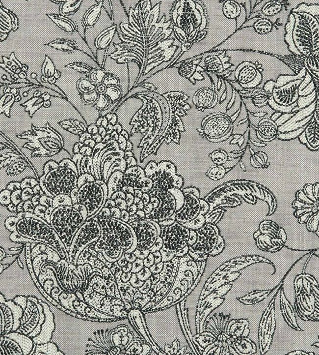 Woodsford Fabric by Clarke & Clarke Charcoal