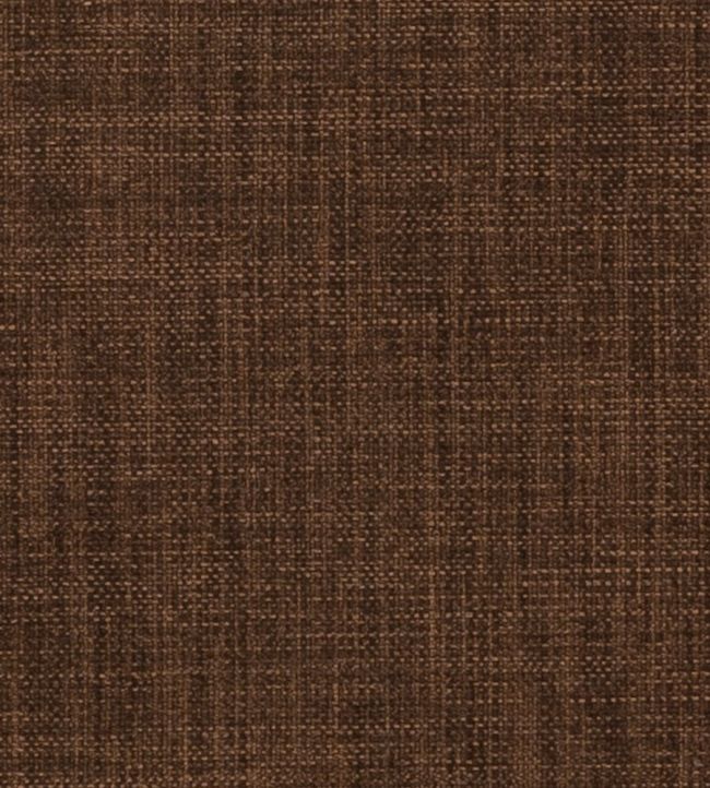 Linoso II Fabric by Clarke & Clarke Chocolate
