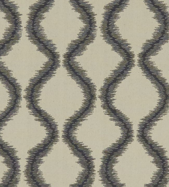 Solare Fabric by Clarke & Clarke Nero