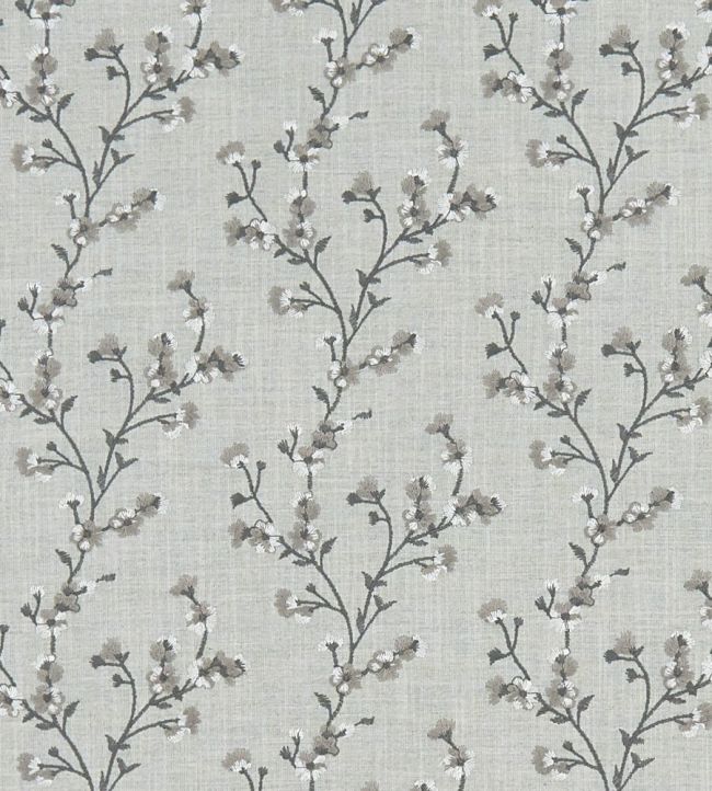 Blossom Fabric by Clarke & Clarke Silver