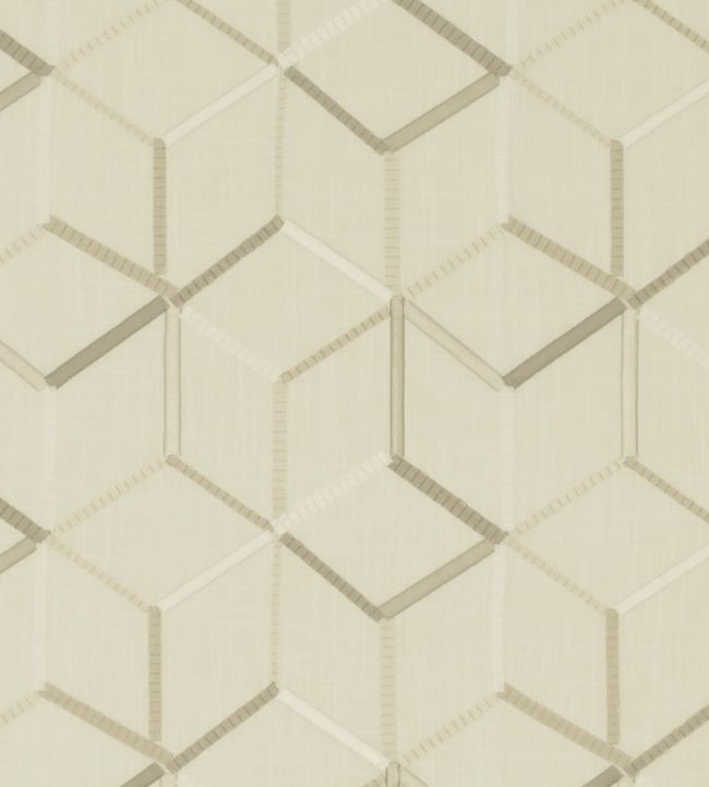 Linear Fabric by Clarke & Clarke Ivory