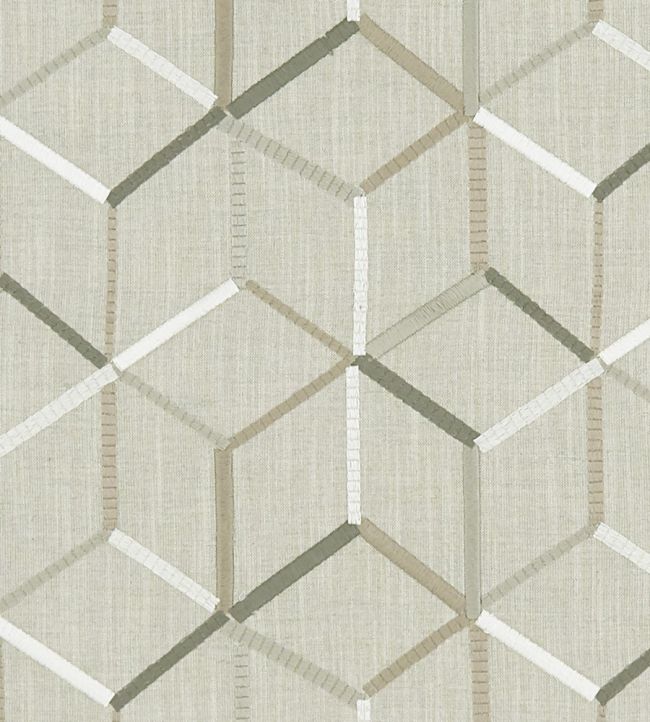Linear Fabric by Clarke & Clarke Linen