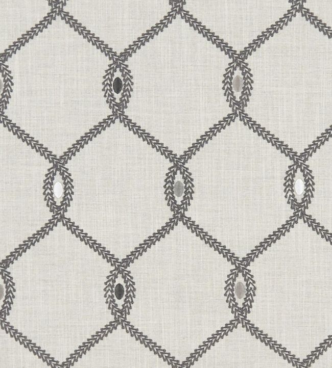 Opus Fabric by Clarke & Clarke Charcoal