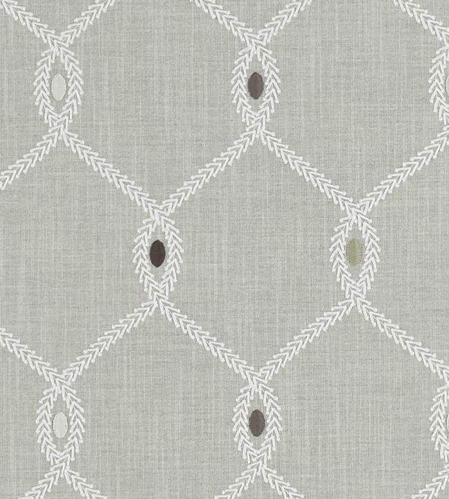 Opus Fabric by Clarke & Clarke Silver