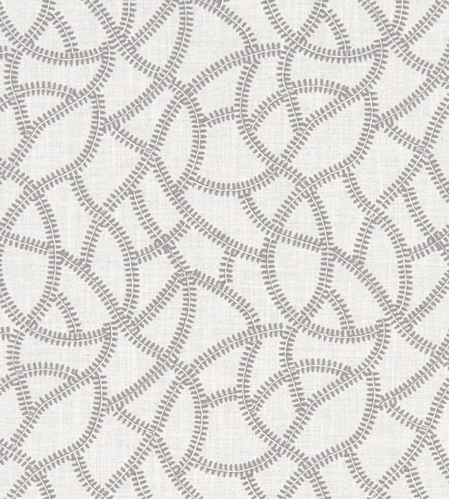 Panache Fabric by Clarke & Clarke Silver
