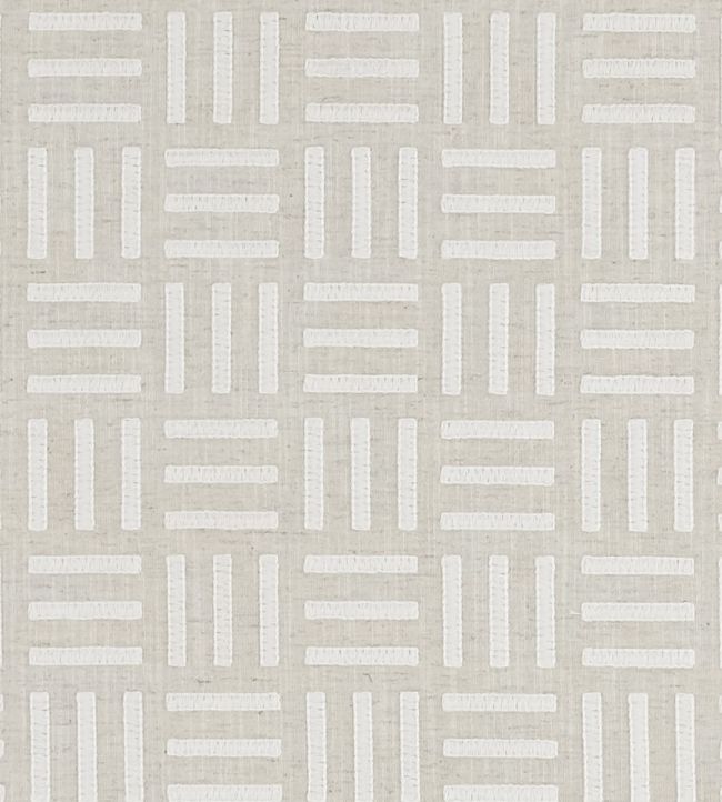 Parallel Fabric by Clarke & Clarke Ivory