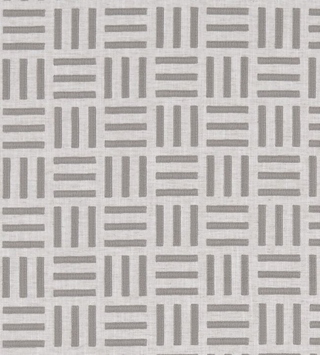 Parallel Fabric by Clarke & Clarke Silver