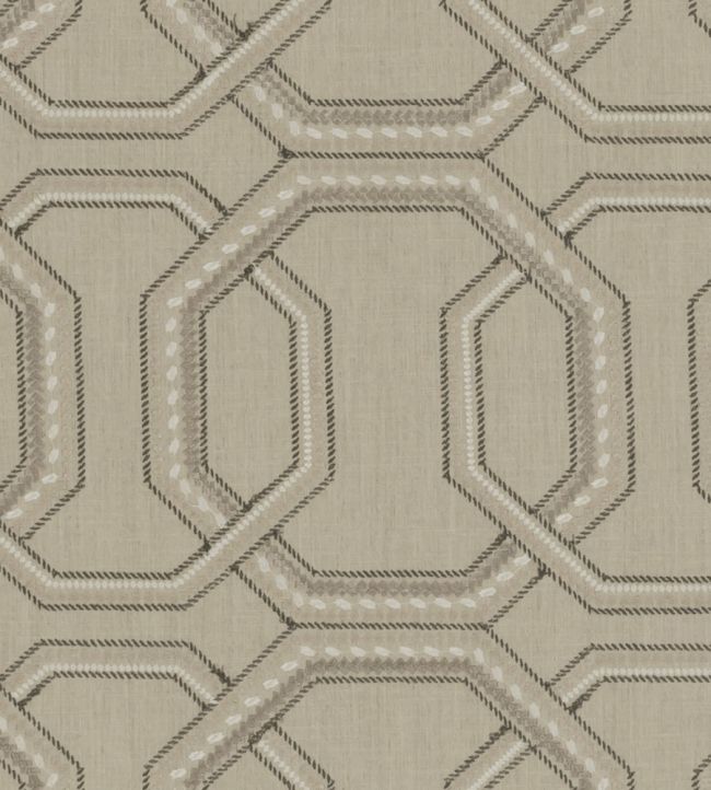 Repeat Fabric by Clarke & Clarke Linen