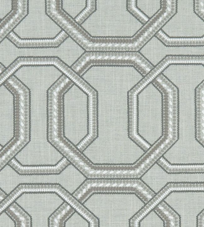 Repeat Fabric by Clarke & Clarke Silver
