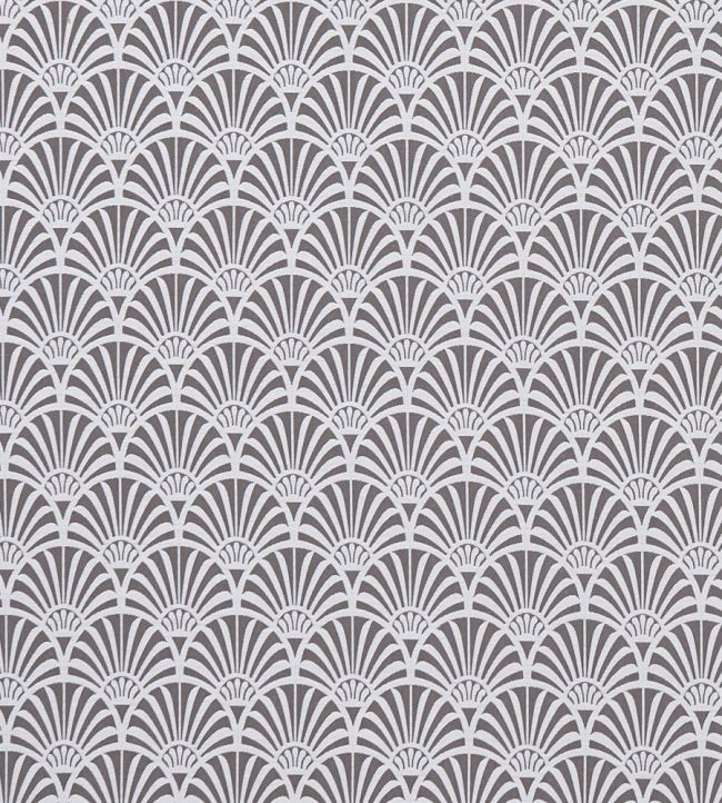 Zellige Fabric by Clarke & Clarke Charcoal