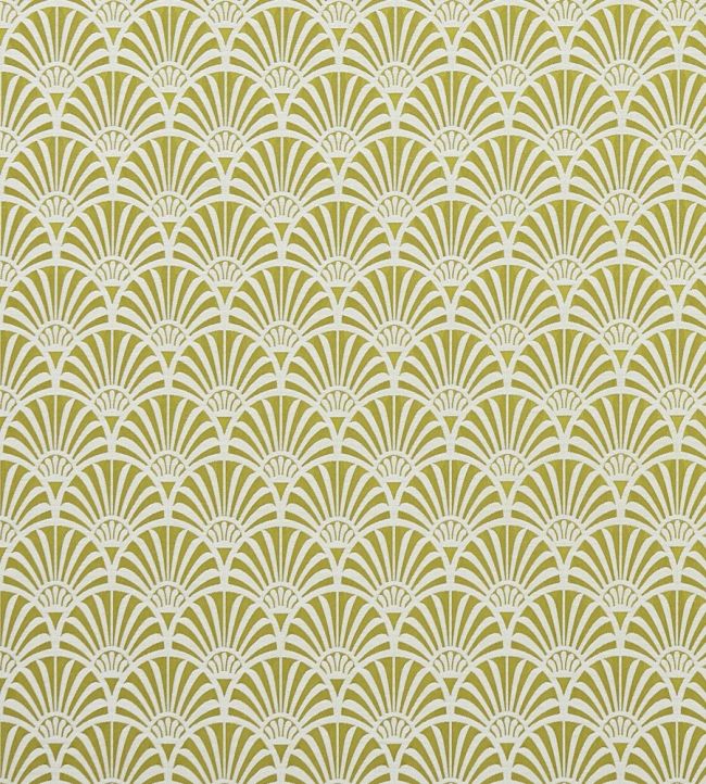 Zellige Fabric by Clarke & Clarke Chartreuse