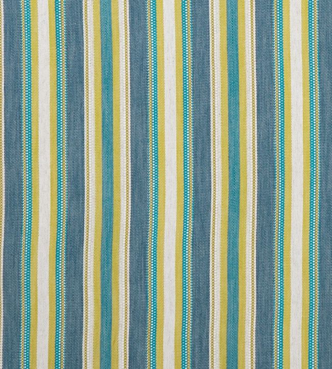 Ziba Fabric by Clarke & Clarke Denim/Chartreuse