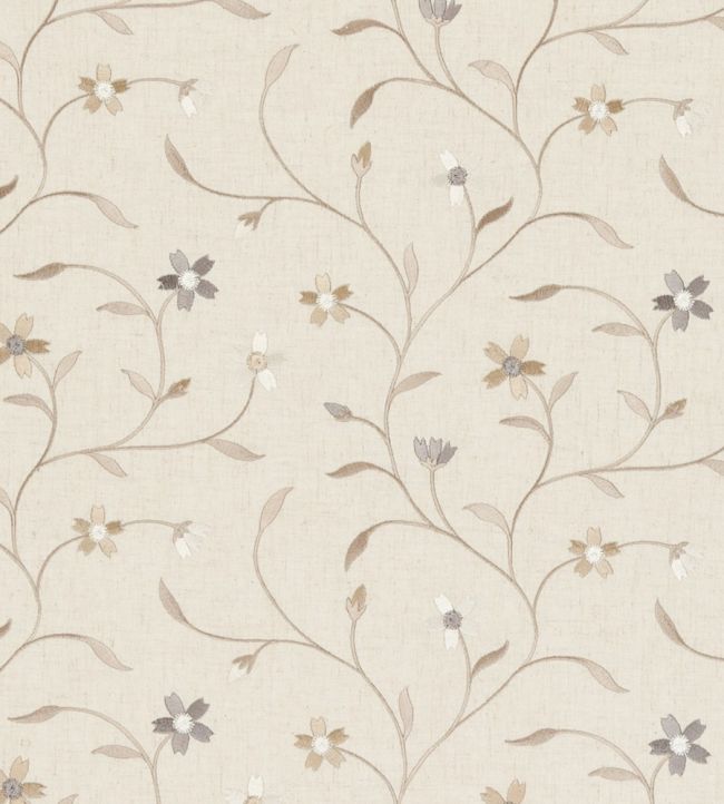 Mellor Fabric by Clarke & Clarke Natural