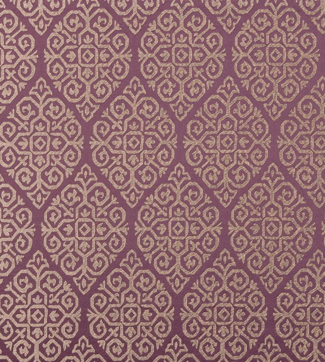 Zari Fabric by Clarke & Clarke Heather
