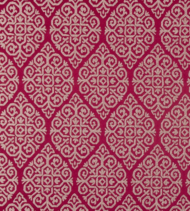 Zari Fabric by Clarke & Clarke Berry