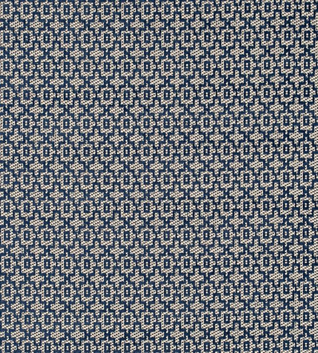 Mansour Fabric by Clarke & Clarke Indigo